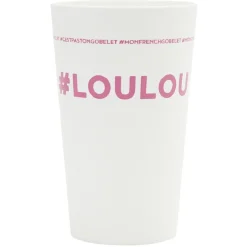 Gifi Gobelet plastique inscription #LOULOU 33cl