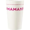 Gifi Gobelet plastique inscription #MAMANPOULE 33cl