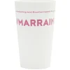 Gifi Gobelet plastique inscription #MARRAINE 33cl