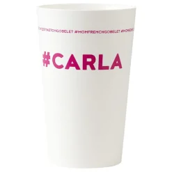 Gifi Gobelet plastique prénom #CARLA 33 cl