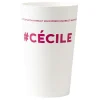 Gifi Gobelet plastique prénom #CÉCILE 33 cl