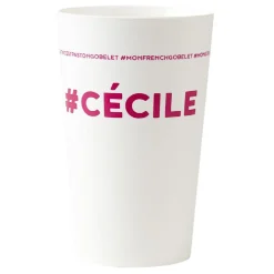 Gifi Gobelet plastique prénom #CÉCILE 33 cl