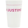 Gifi Gobelet plastique prénom #JUSTINE 33cl