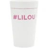 Gifi Gobelet plastique prénom #LILOU 33cl