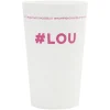 Gifi Gobelet plastique prénom #LOU 33cl