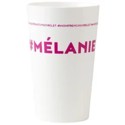 Gifi Gobelet plastique prénom #MÉLANIE 33cl