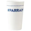 Gifi Gobelet plastique prénom #PARRAIN 33 cl