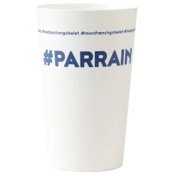 Gifi Gobelet plastique prénom #PARRAIN 33 cl