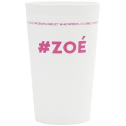 Gifi Gobelet plastique prénom #ZOÉ 33cl