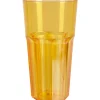 Gifi Gobelet plastique rigide orange transparent