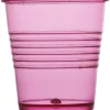Gifi Gobelet plastique rose transparent x4
