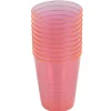 Gifi Gobelet plastique uni rose fuchsia x 10