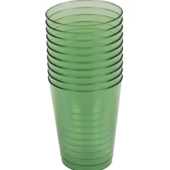 Gifi Gobelet plastique uni vert x 10