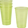 Gifi Gobelet plastique vert x4