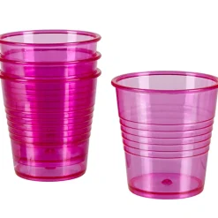 Gifi Gobelet plastique violet transparent x4