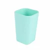 Gifi Aménagement Salle De Bain^Gobelet porte brosse à dents soft touch vert menthe