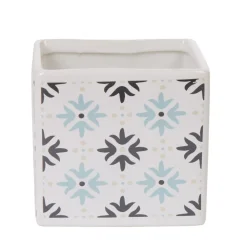 Gifi Aménagement Salle De Bain^Gobelet salle de bain carré blanc design carreau de ciment