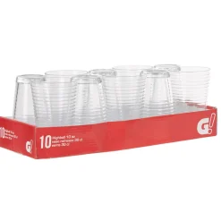 Gifi Gobelet verre transparent x 10