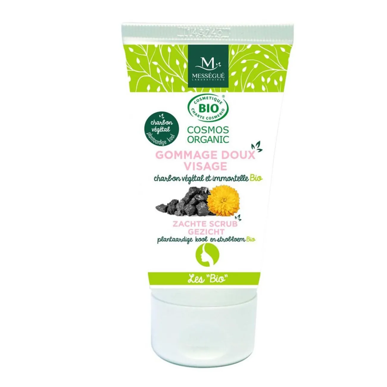 Gifi Bien-Être^Gommage doux visage certifié bio, tube de 50 ml