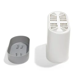 Gifi Égouttoir à couverts plastique gris 17,3x17,3xH9,2cm