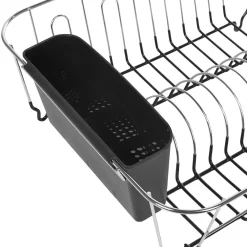 Gifi Égouttoir à vaisselle gris et noir