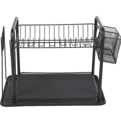 Gifi Égouttoir à vaisselle métallique noir