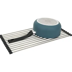 Gifi Égouttoir en inox et silicone - L.46xl.24cm