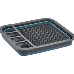 Gifi Égouttoir rétractable gris et bleu