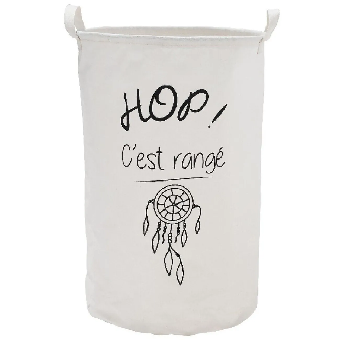 Gifi Rangement|Grande panière en tissus forme tube