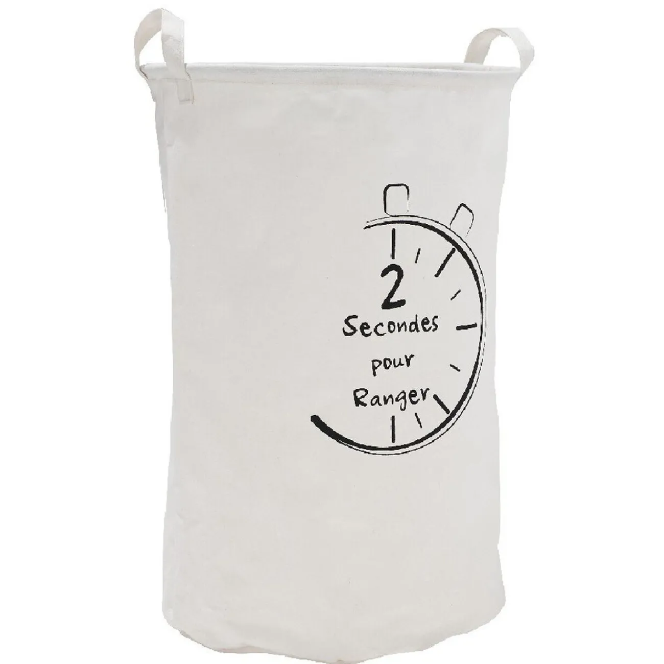 Gifi Rangement|Grande panière en tissus forme tube