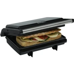 Gifi Grill panini anti-adhésif 850W - 26x22xH9cm