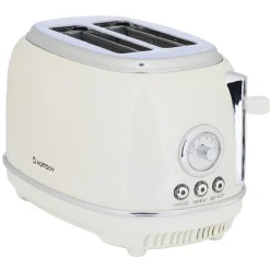 Gifi Grille pain Homday retro blanc crème