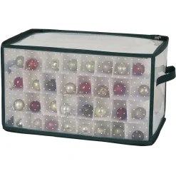 Gifi Rangement|Housse de rangement pour boules de Noël 128 emplacements