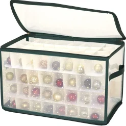 Gifi Rangement|Housse de rangement pour boules de Noël 128 emplacements