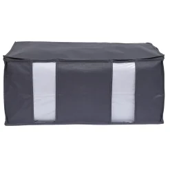 Gifi Entretien Du Linge|Housse de rangement pour vêtements Gris - L65 x l45 x H27 cm