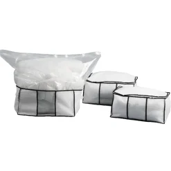Gifi Rangement|Housse de rangement x3 avec housse vide air x3