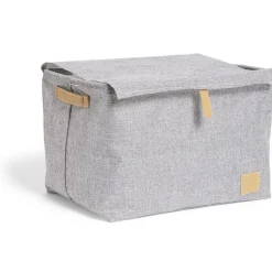 Gifi Rangement|Housse de rangement 38xH27x28cm lin gris