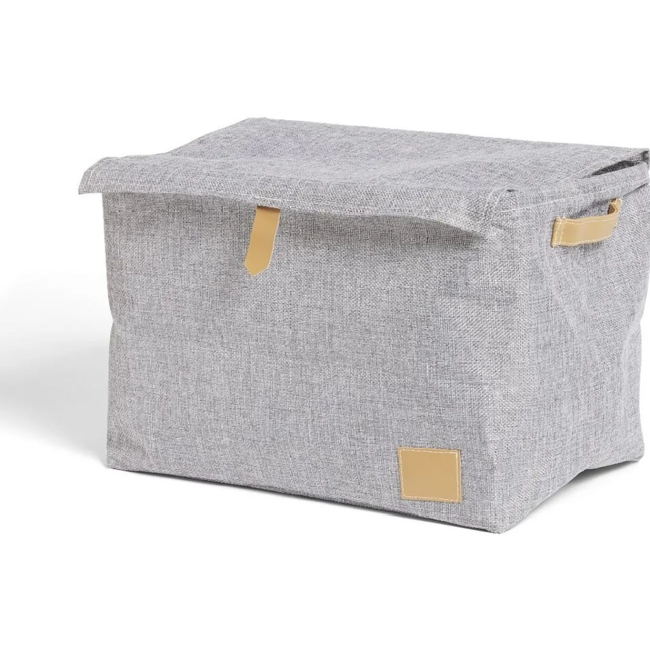 Gifi Rangement|Housse de rangement 38xH27x28cm lin gris