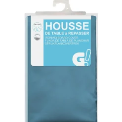 Gifi Entretien Du Linge|Housse de table à repasser bleu140x55 cm