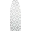 Gifi Entretien Du Linge|Housse de table à repasser design graphique blanc gris 135x45 cm