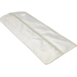 Gifi Rangement|Housse de vêtements motif triangle beige et blanc