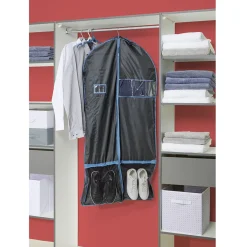 Gifi Rangement|Housse pour vêtements et chaussures 70x5xH.140 cm
