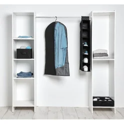 Gifi Rangement|Housse protège vêtement noir