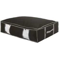 Gifi Rangement|Housse sous vide et housse dessous de lit noires
