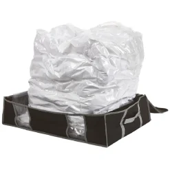 Gifi Rangement|Housse sous vide et housse dessous de lit noires