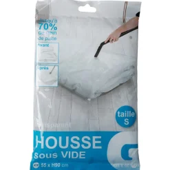 Gifi Rangement|Housse vide air 90x55 cm