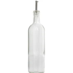 Gifi Huilier en verre avec bouchon inox