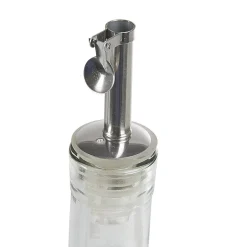 Gifi Huilier en verre avec bouchon inox