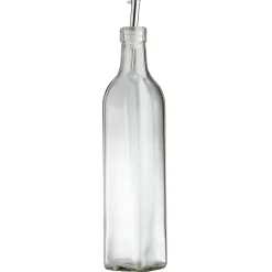Gifi Huilier en verre avec bouchon inox
