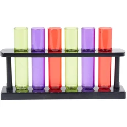 Gifi Jeu à boire 6 tubes à essai